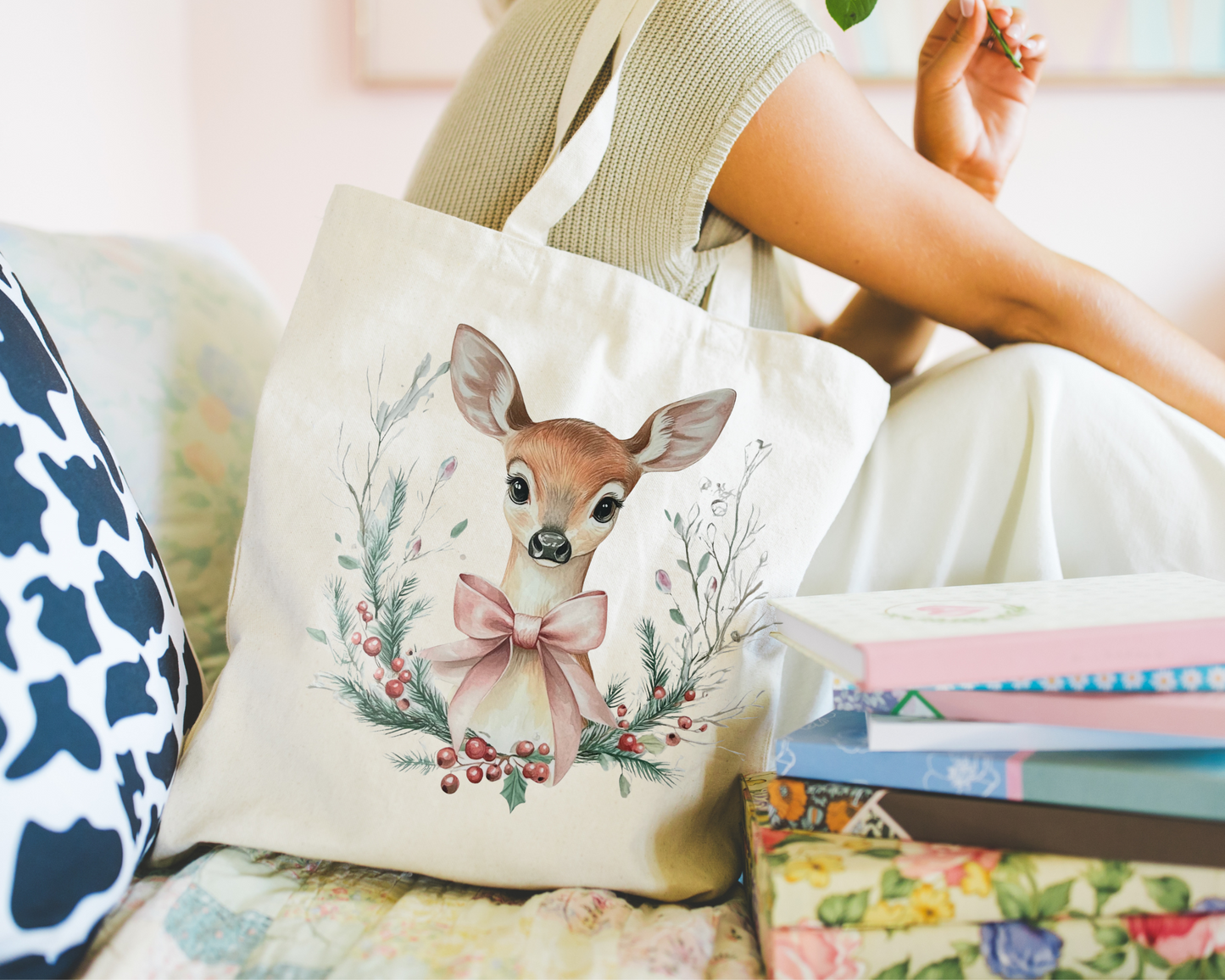 Reindeer Tote Bag