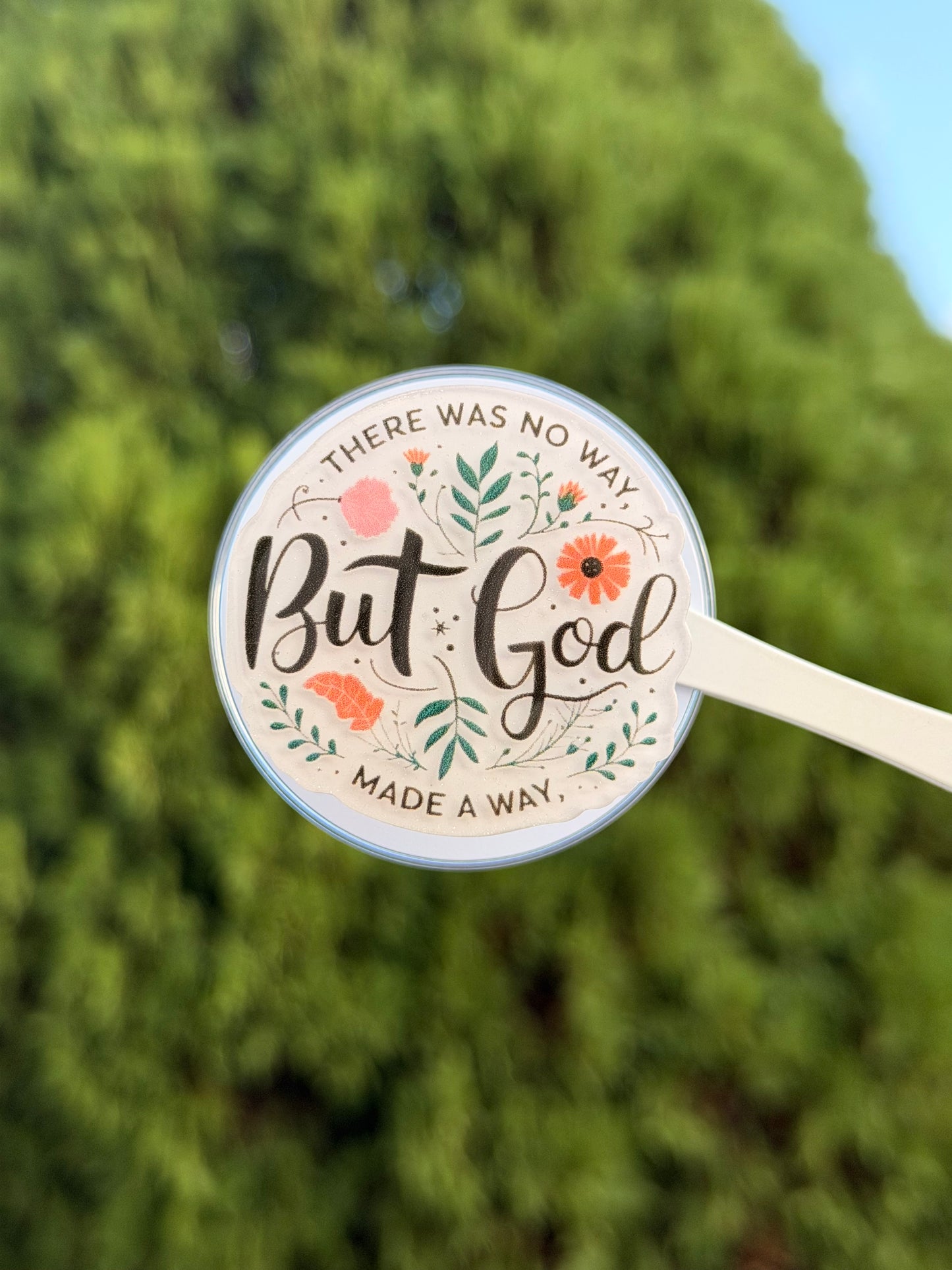 There was no way, but God made a way Magnetic E-Reader/Phone Grip