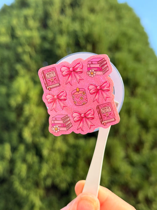 Bookish Girlie Magnetic E-Reader/Phone Grip