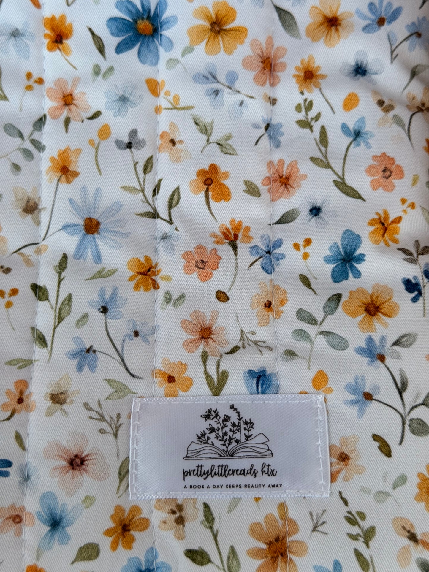 Blue Floral Kindle Sleeve