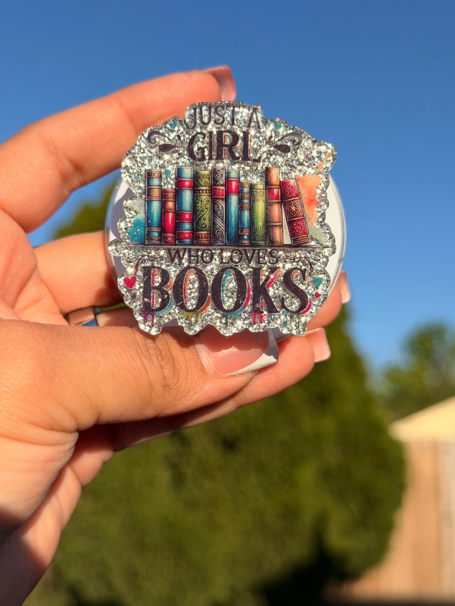 Just A Girl Who Loves Books E-Reader/Phone Grip