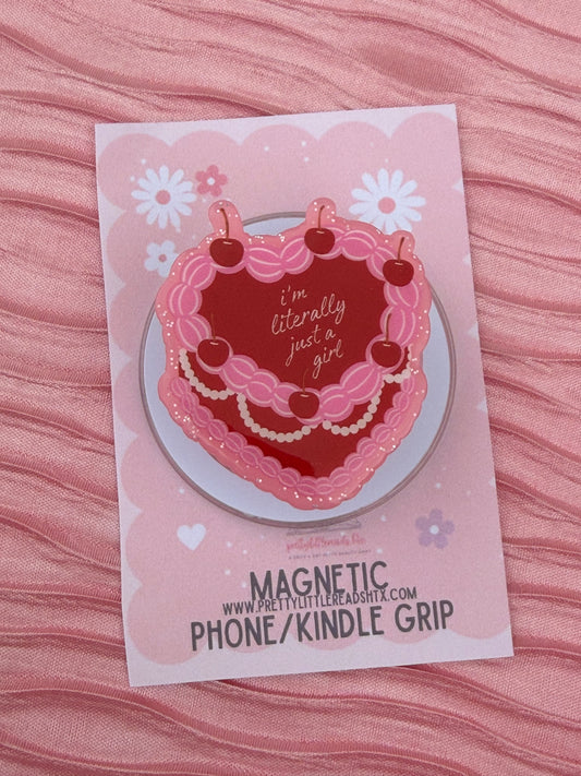 Literally just a girl E-Reader/Phone Grip