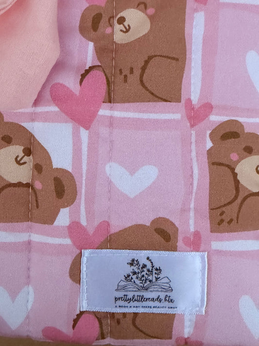 Pink Teddy Kindle Sleeve