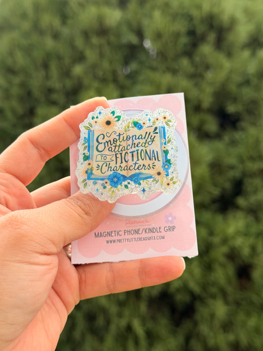 Emotionally Attached E-Reader/Phone Grip