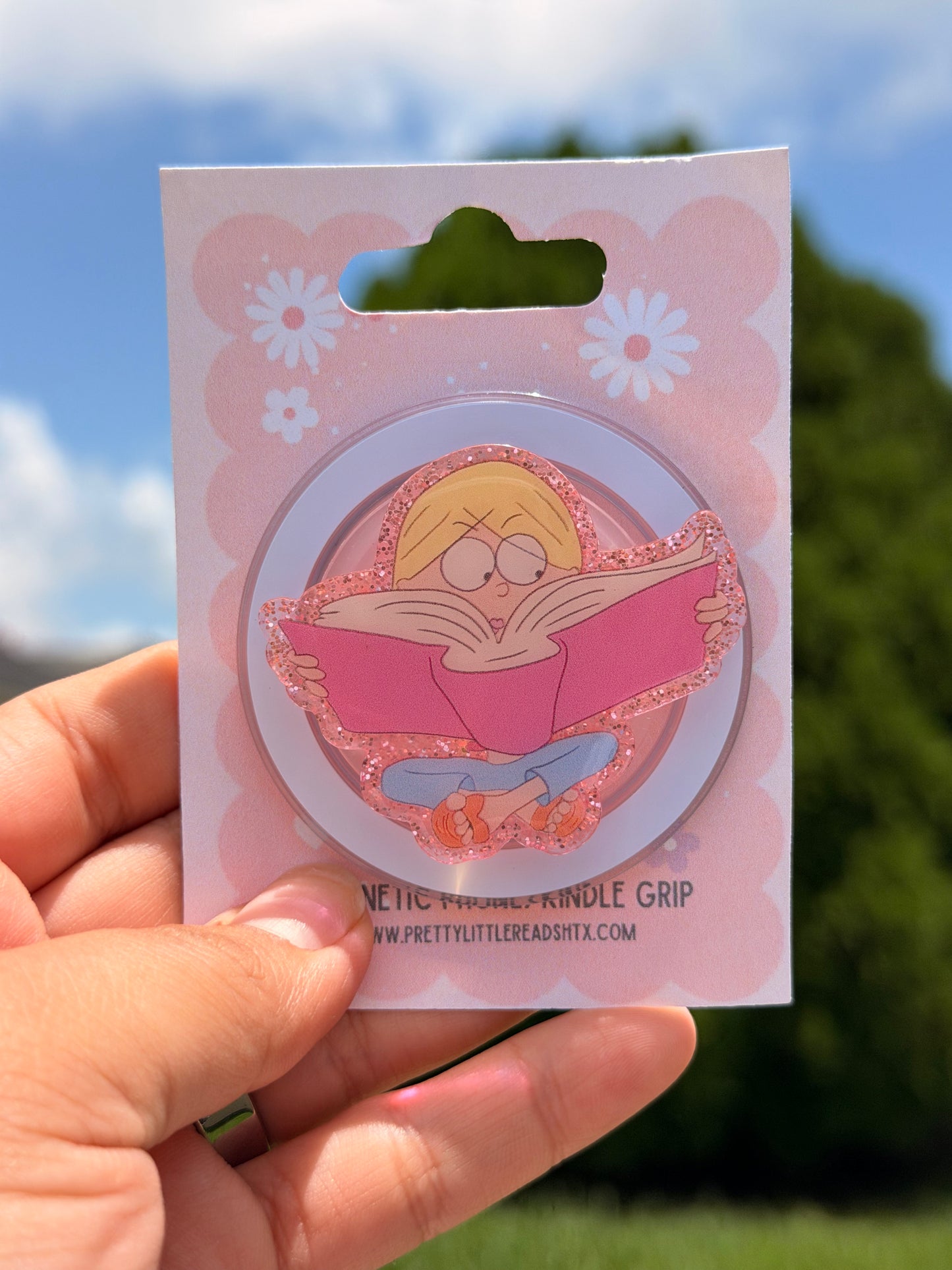 Bookish Lizzie E-Reader/Phone Grip