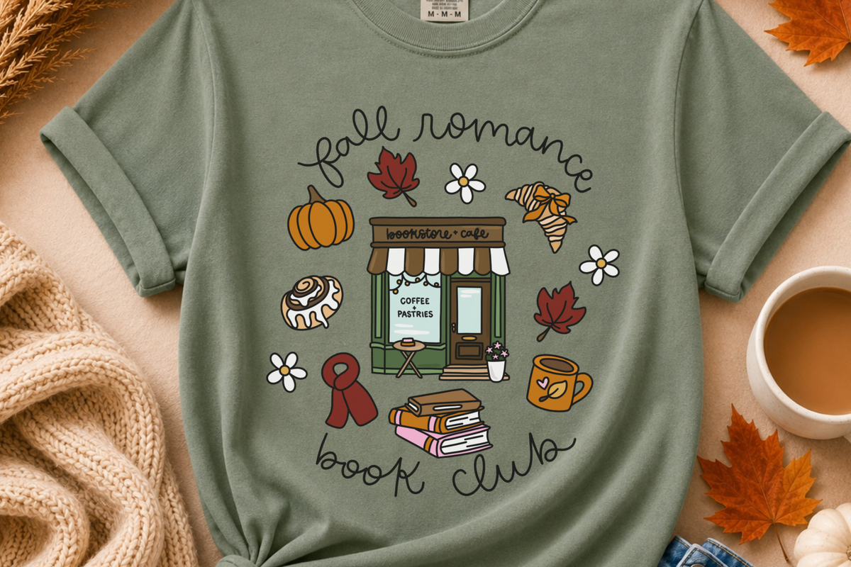 Fall Romance Book Club T-Shirt