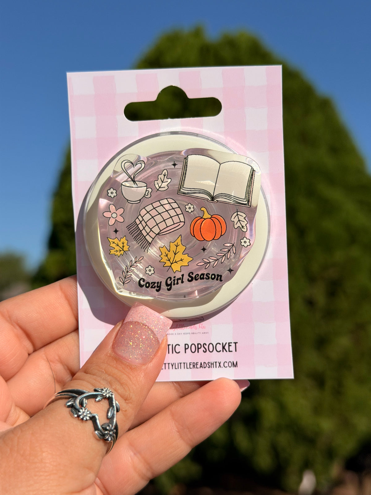 Cozy Girl Season Magnetic Popsocket