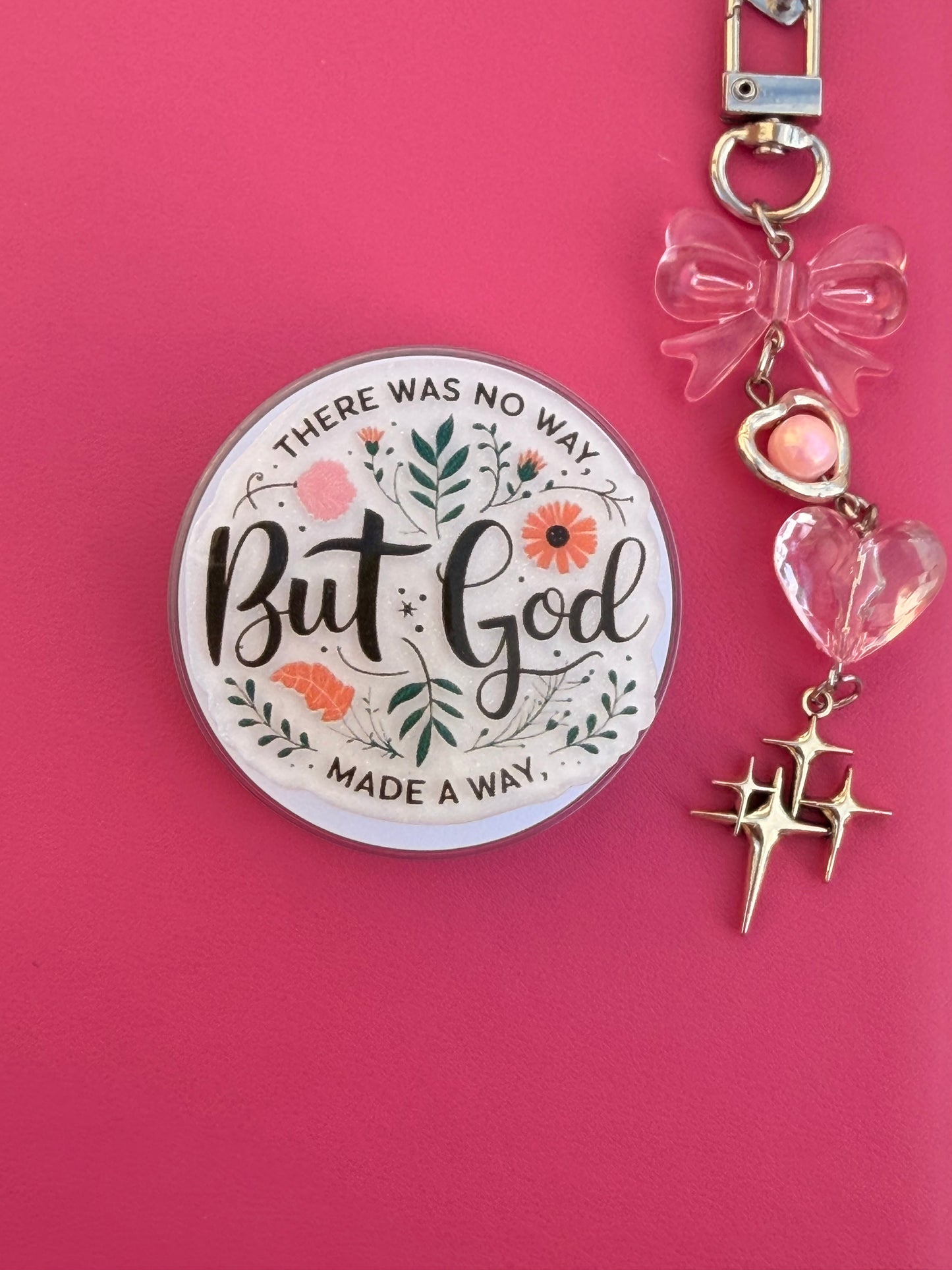 There was no way, but God made a way Magnetic E-Reader/Phone Grip