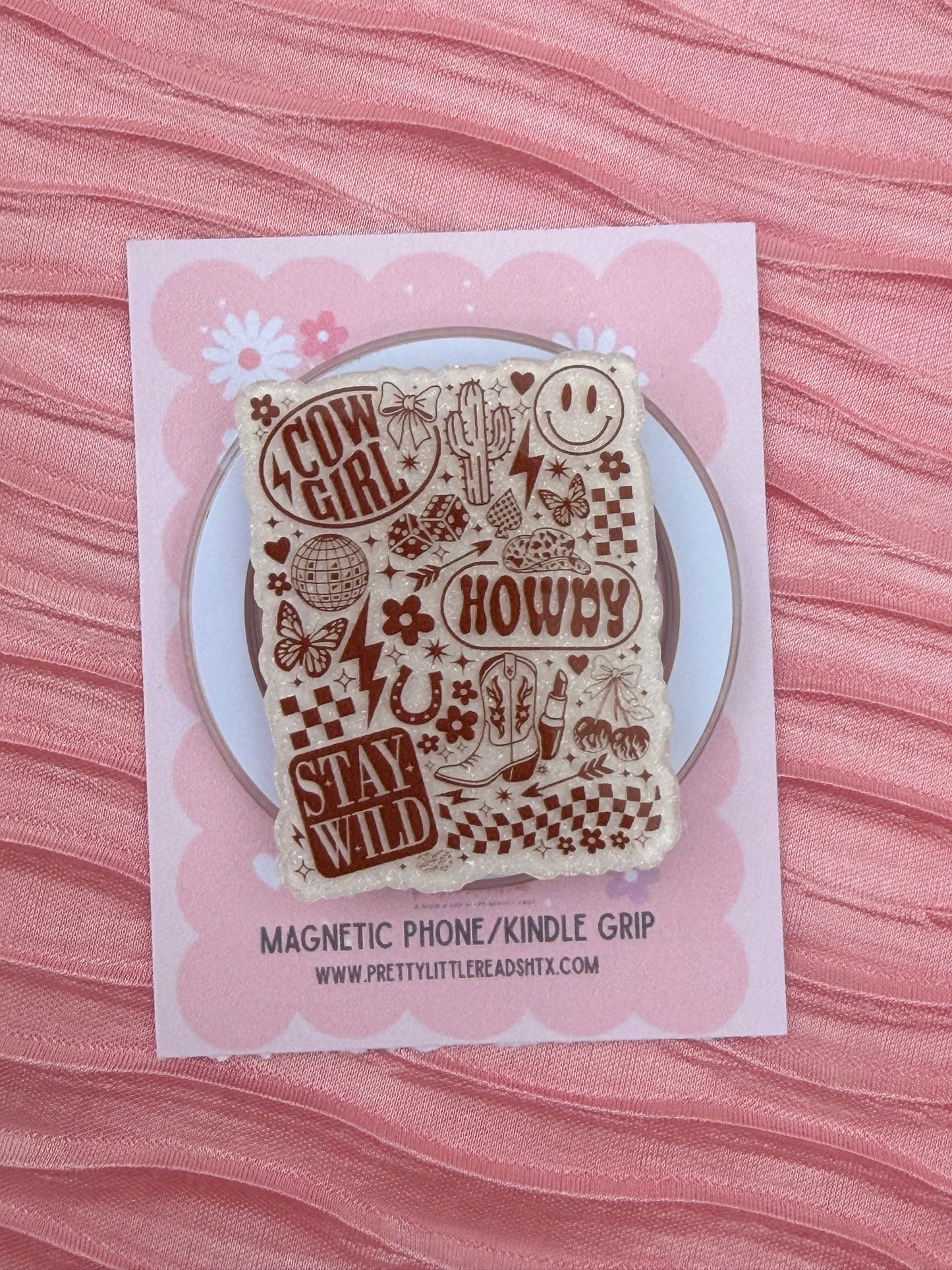 Howdy Cowgirl E-Reader/Phone Grip