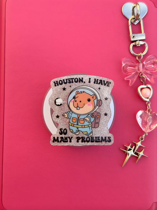 Houston, I Have Problems Magnetic E-Reader/Phone Grip