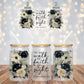 For We Walk By Faith Not By Sight Glass Cup