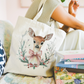 Reindeer Tote Bag
