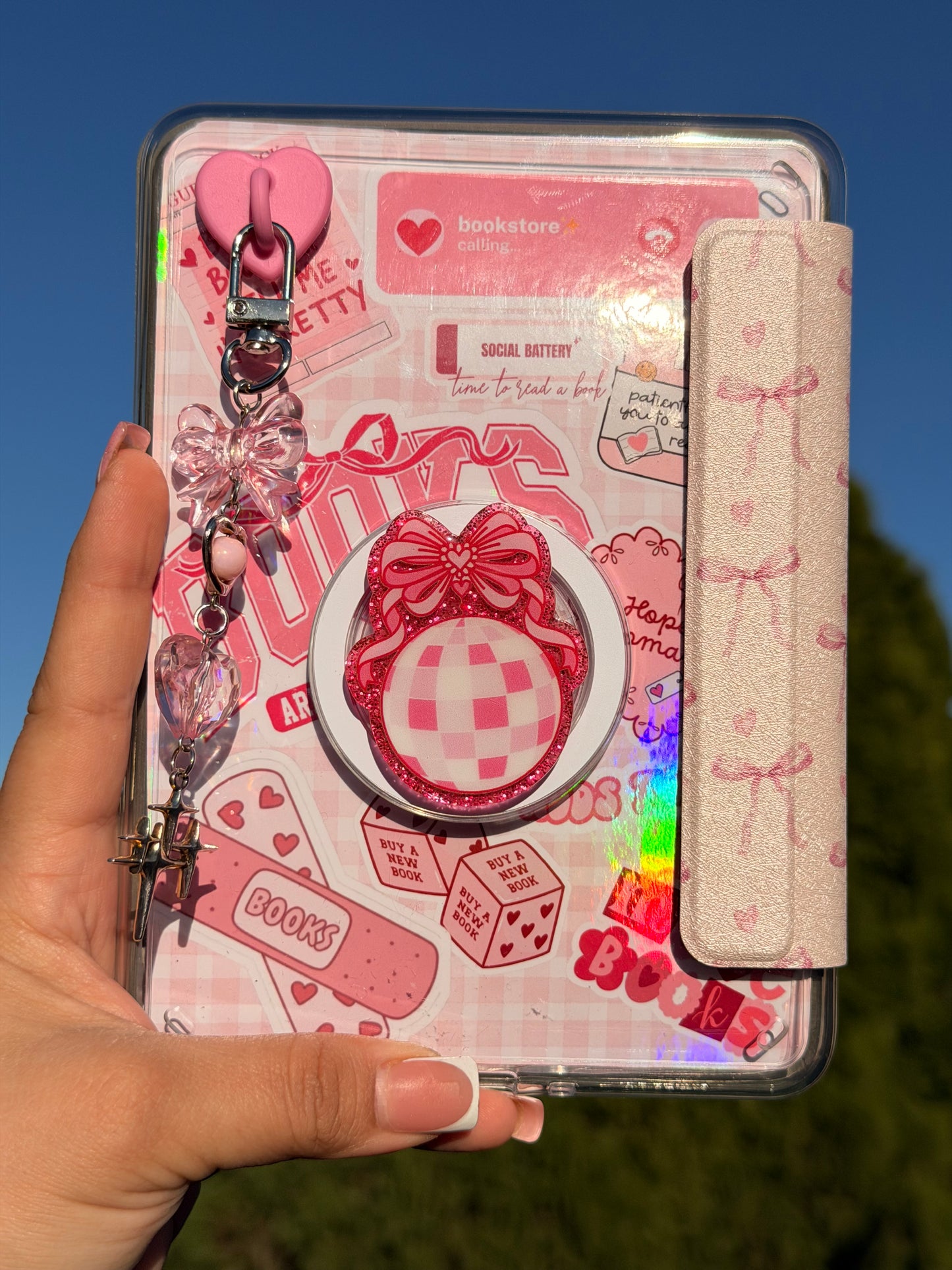 Disco Ball E-Reader/Phone Grip