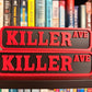 Killer Ave 3D Printed Bookshelf Sign