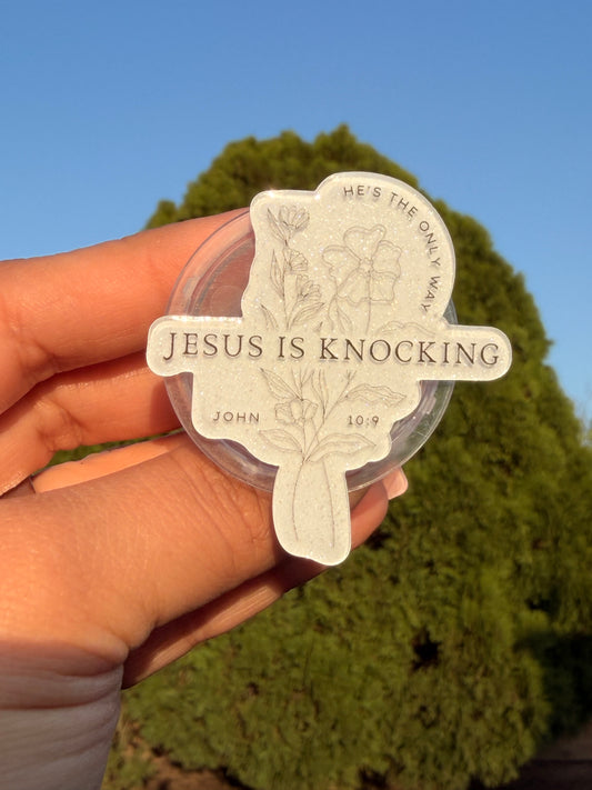 Jesus is Knocking E-Reader/Phone Grip