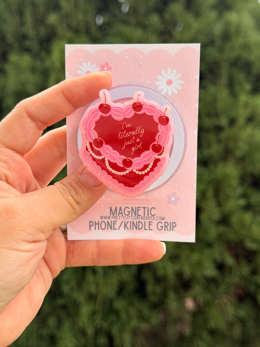 Literally just a girl E-Reader/Phone Grip