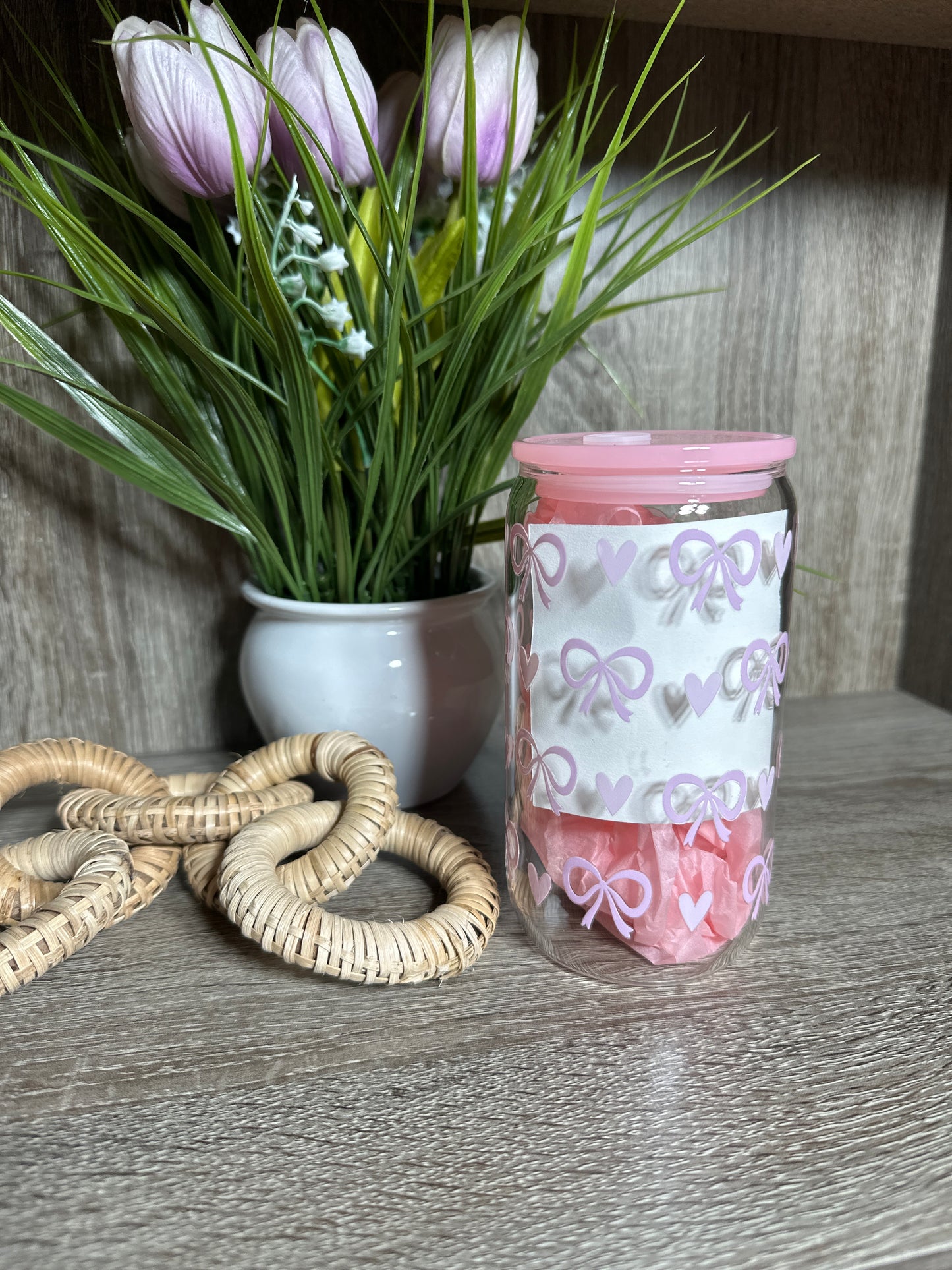 Books & Coffee Glass Cup