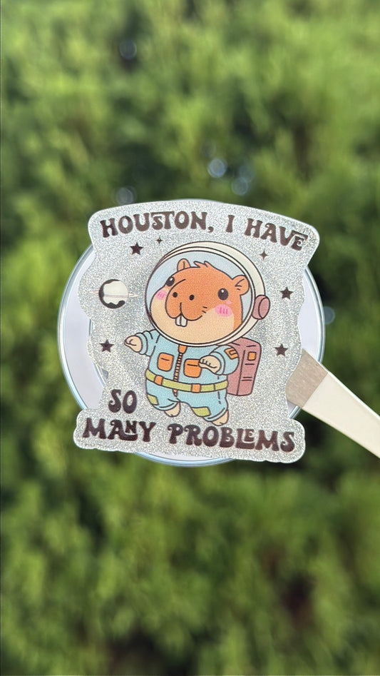 Houston, I Have Problems Magnetic E-Reader/Phone Grip