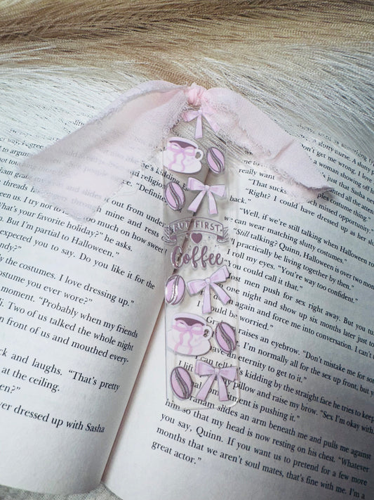 But First Coffee Bookmark