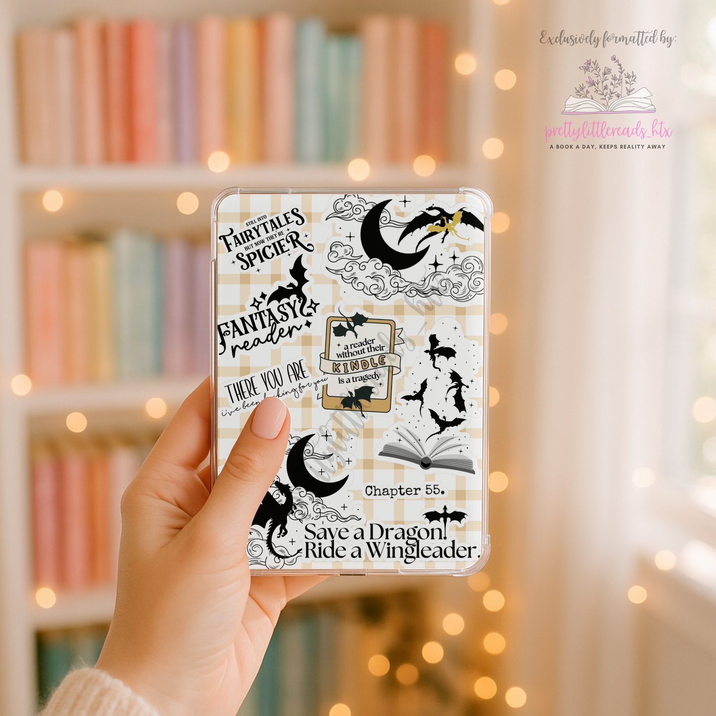 Fantasy Reader Kindle Insert