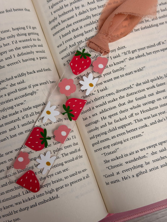 Berries and Flowers Bookmark