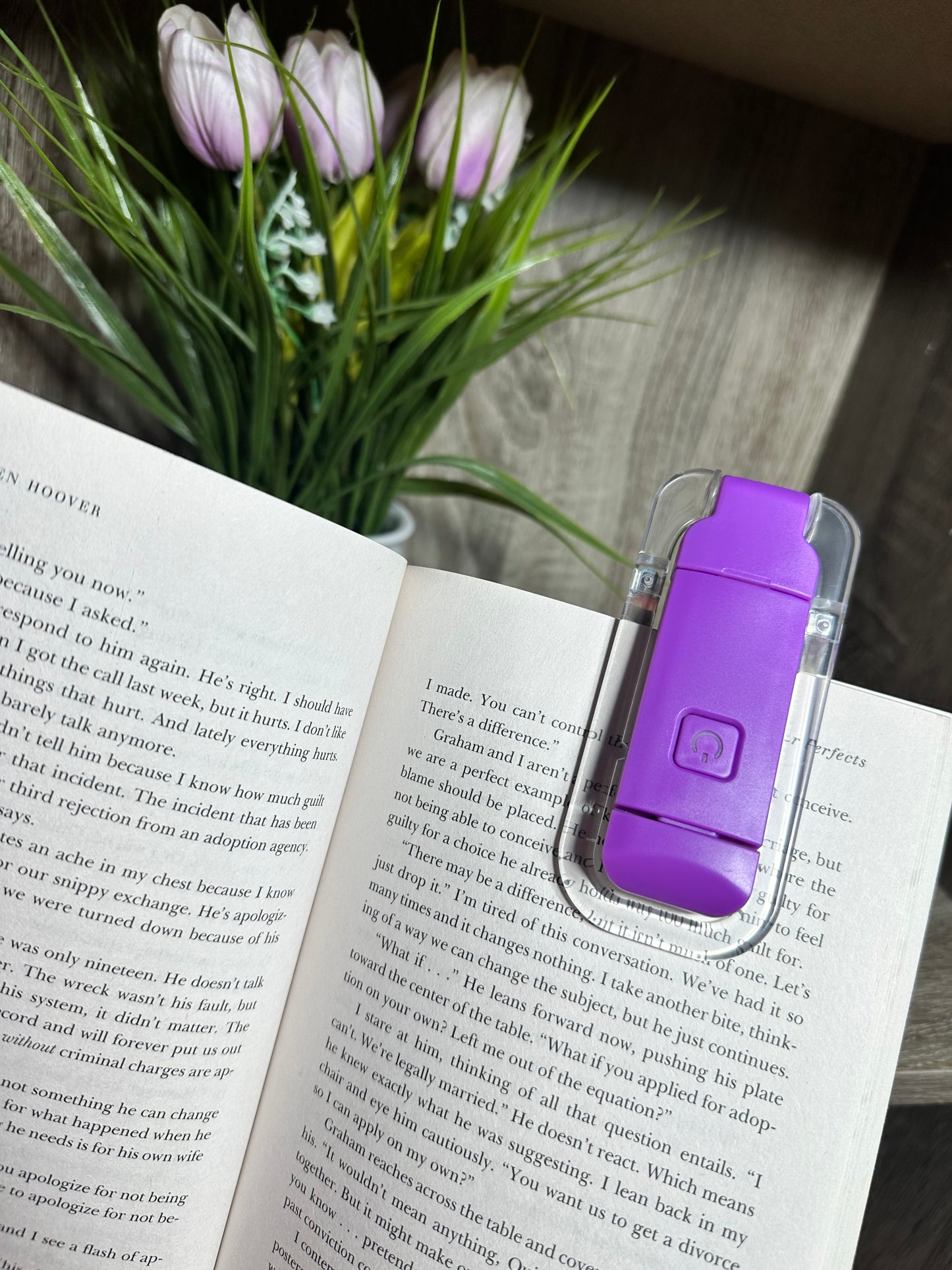 Purple Reading Light