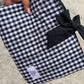 Black Gingham Book/Bible Sleeve
