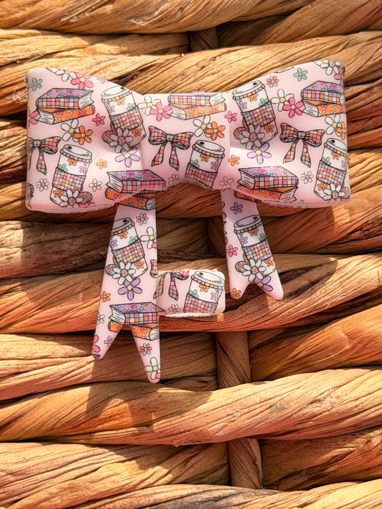 Bookish Straw Topper