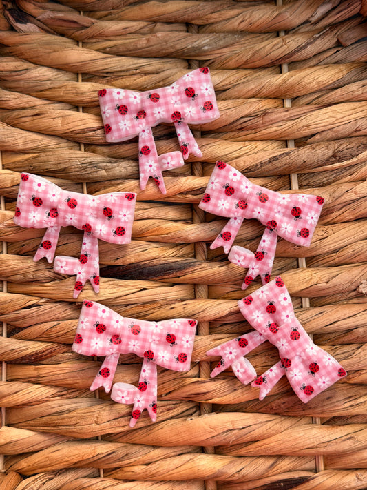 Ladybug Straw Topper