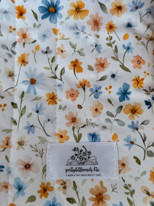 Blue Floral Kindle Sleeve