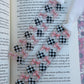 Checkered Heart Bookmark