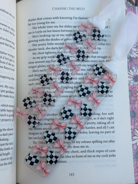 Checkered Heart Bookmark