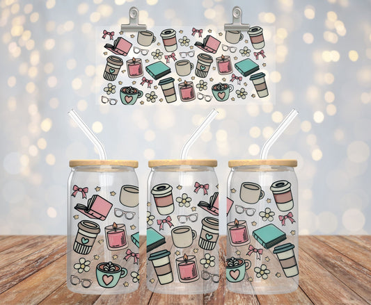 All The Cozy Vibes Glass Cups