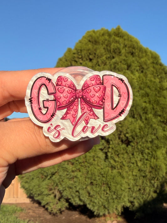 God Is Love E-Reader/Phone Grip