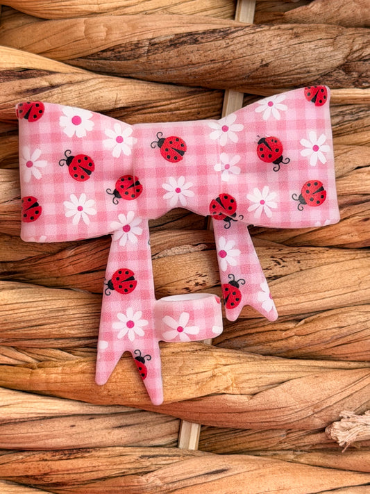 Ladybug Straw Topper