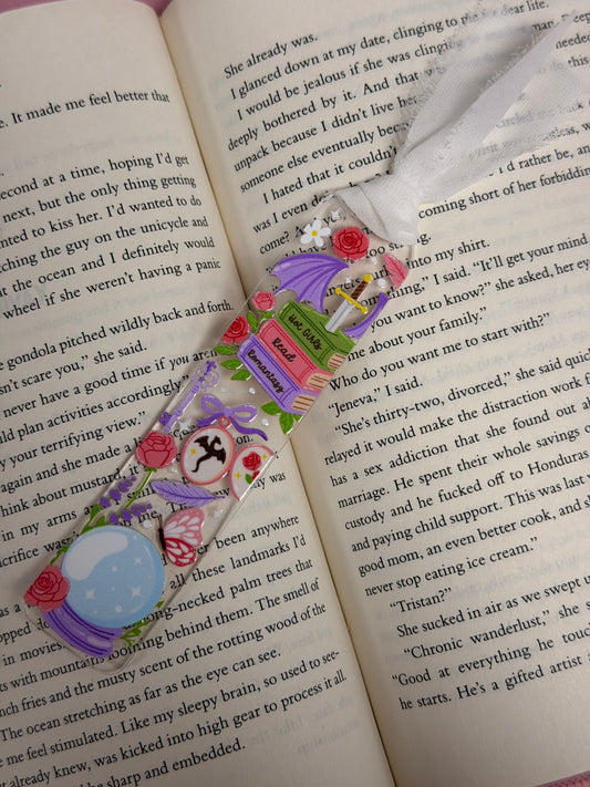 Hot Girls Read Romantasy Bookmark