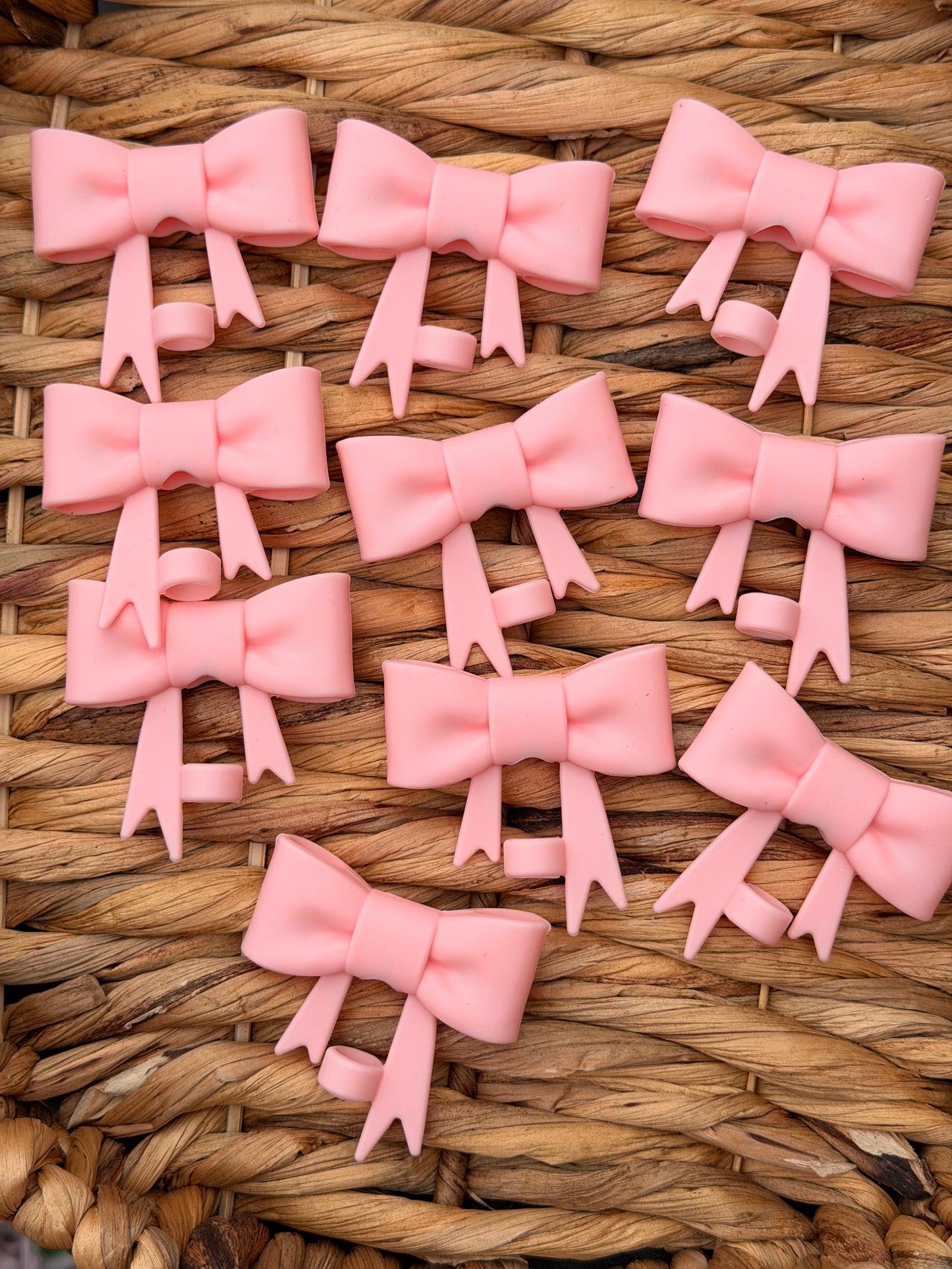 Pink Straw Topper