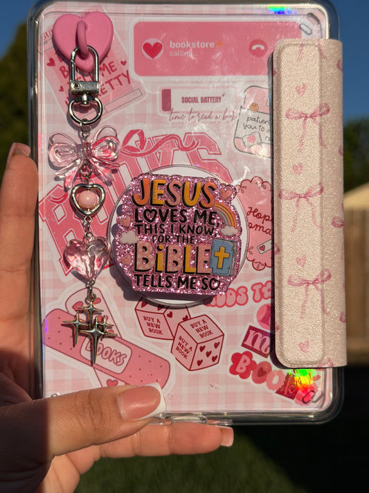 Jesus Loves Me E-Reader/Phone Grip