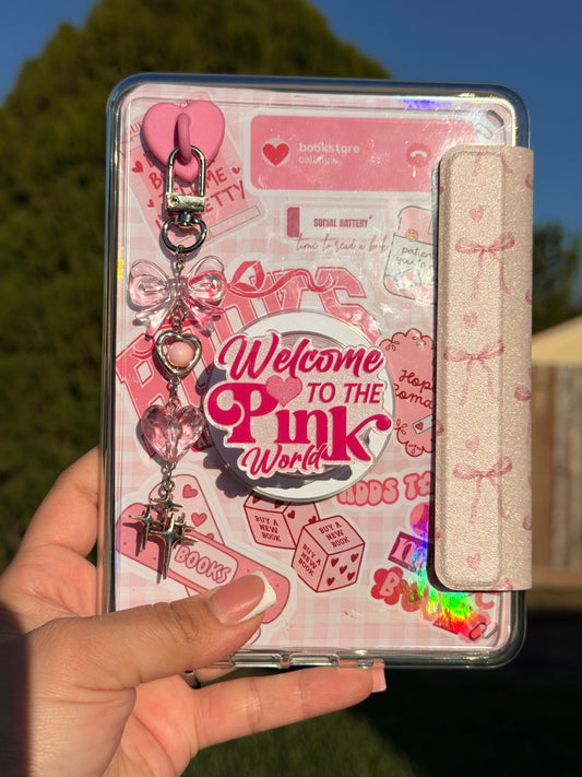 Welcome to the Pink World E-Reader/Phone Grip
