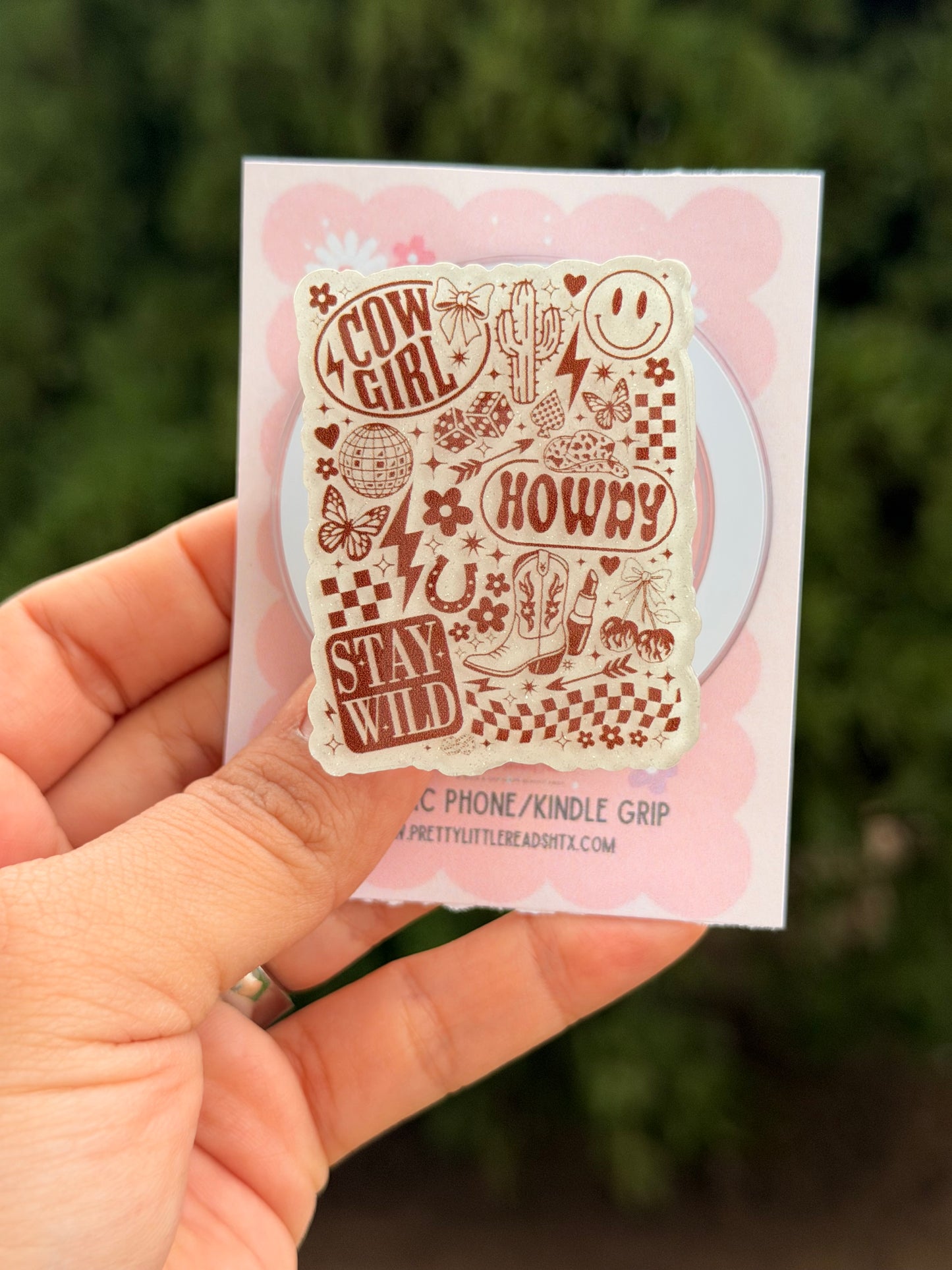 Howdy Cowgirl E-Reader/Phone Grip