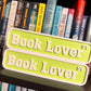 Book Lover St 3D Printed Bookshelf Sign