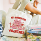 All Booked For Valentines Knit-likeTote