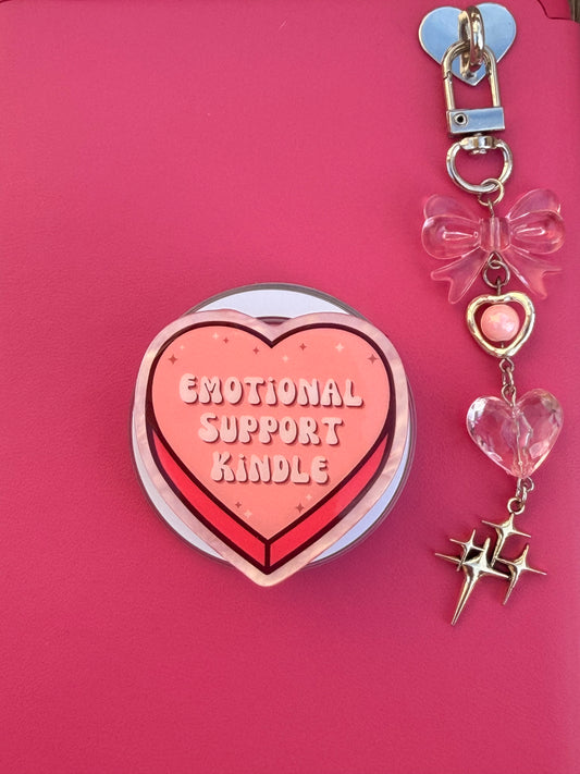 Emotional Support Kindle Magnetic E-Reader/Phone Grip