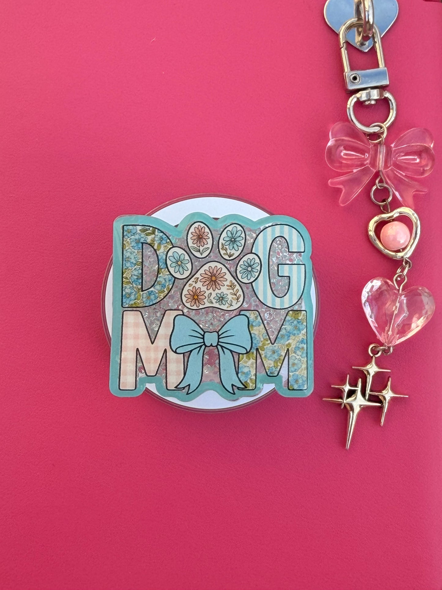 Dog Mom Shaker Magnetic E-Reader/Phone Grip