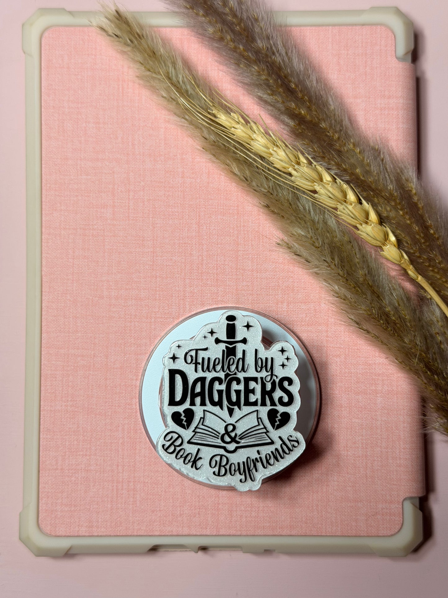 Fueled by Daggers Magnetic/Adhesive E-Reader/Phone Grip