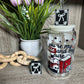 Black Book - White Border Straw Topper