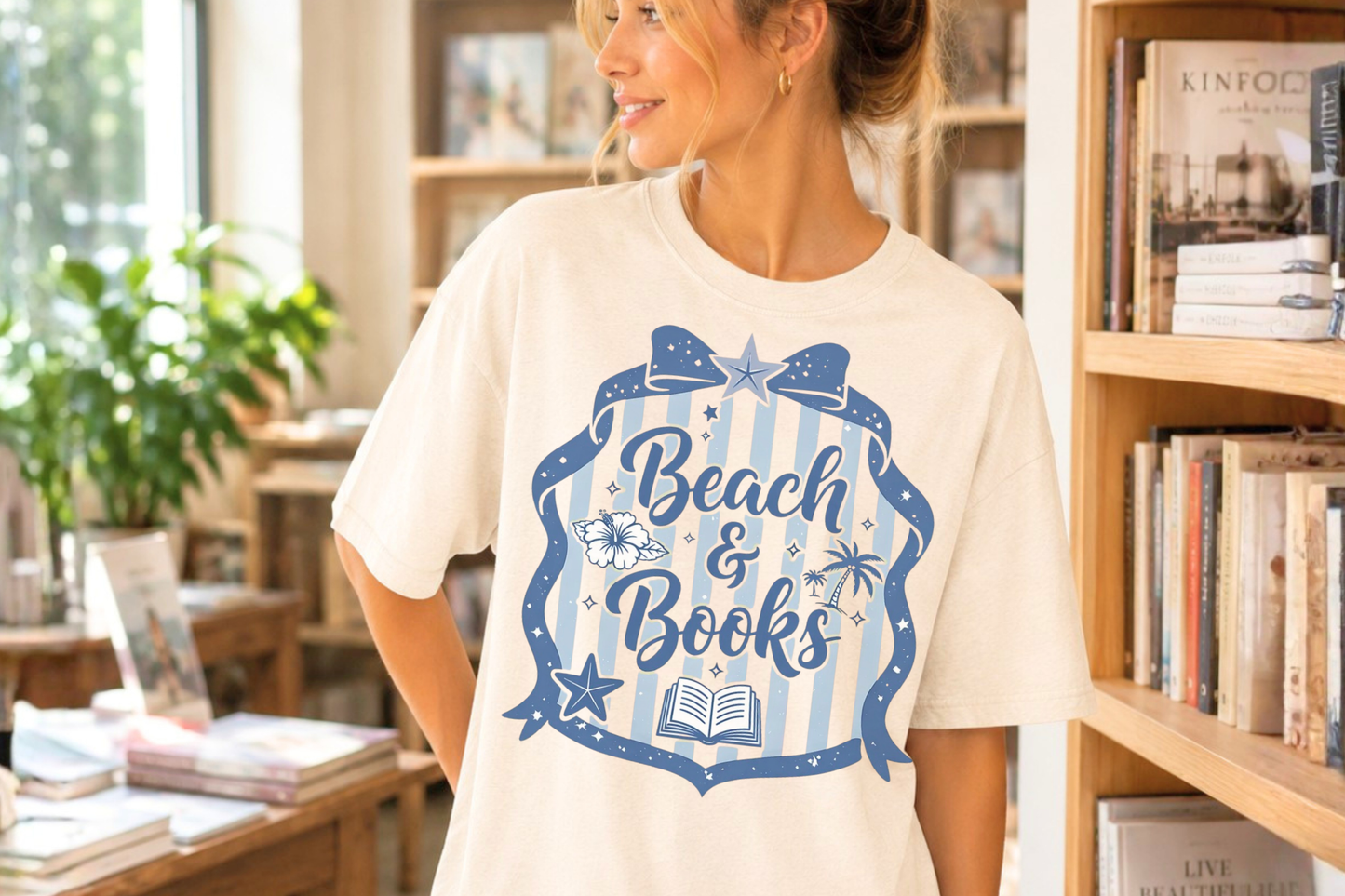 Beach & Books T-Shirt