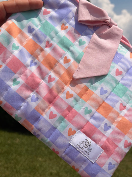 Colorful Hearts Book/Bible Sleeve