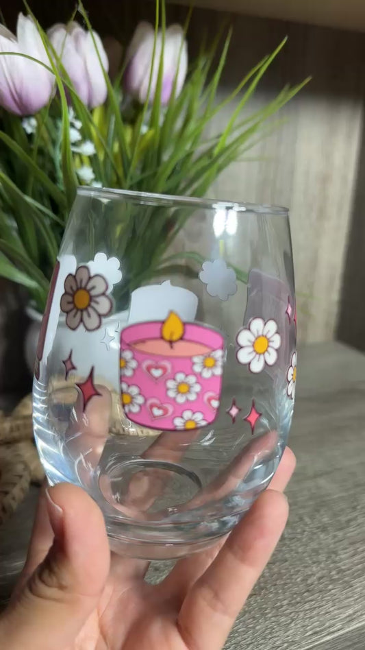 Bookish Girlie Wine Glass Cup